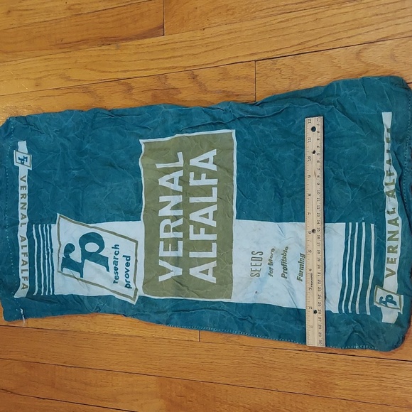 Vintage Alfalfa Feed Sack - Picture 10 of 10
